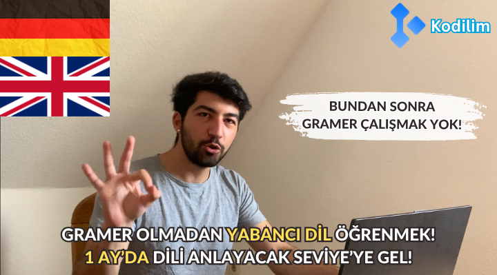 GRAMER OLMADAN İNGİLİZCE ÖĞRENMEYE BAŞLA! SADECE 100 KELİME İLE DİL ÖĞRENMEYE BAŞLA! ALMANCA DAHİL!